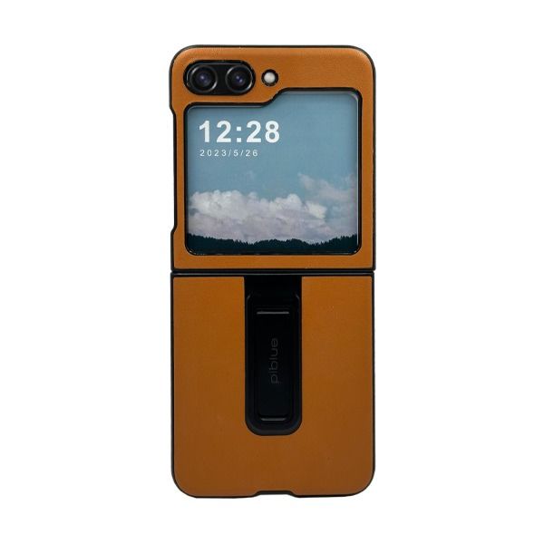 Piblue Case For Samsung Z Flip 5 | Brown Piblue Case For Samsung Z Flip 5 | Brown